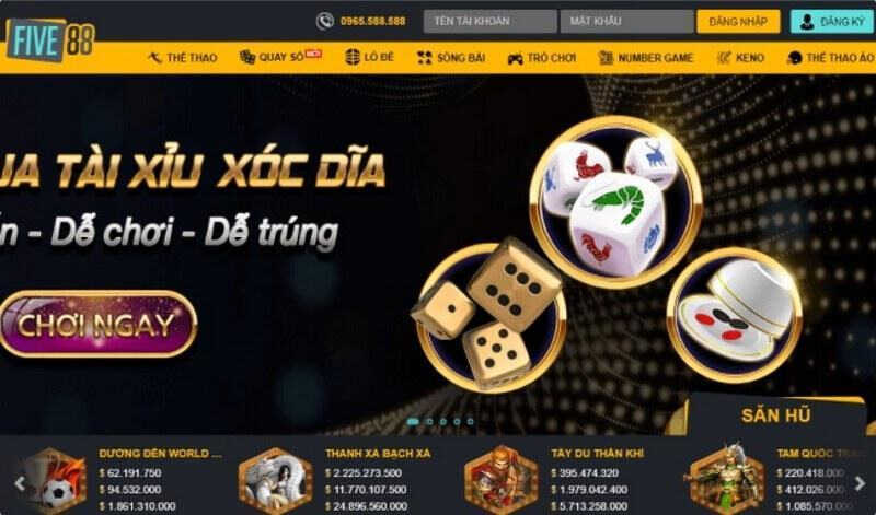 Bầu cua Five88 thu hút game thủ vì tiền thưởng cao